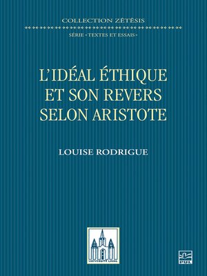 cover image of L'idéal éthique et son revers selon Aristote